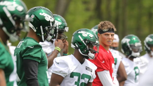 Jets RB Michael Carter, QB Zach Wilson